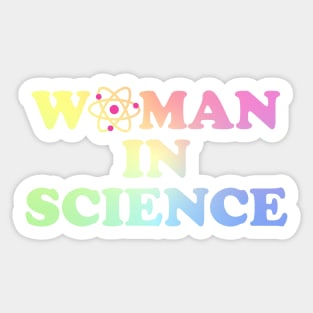 Woman In Science Sticker